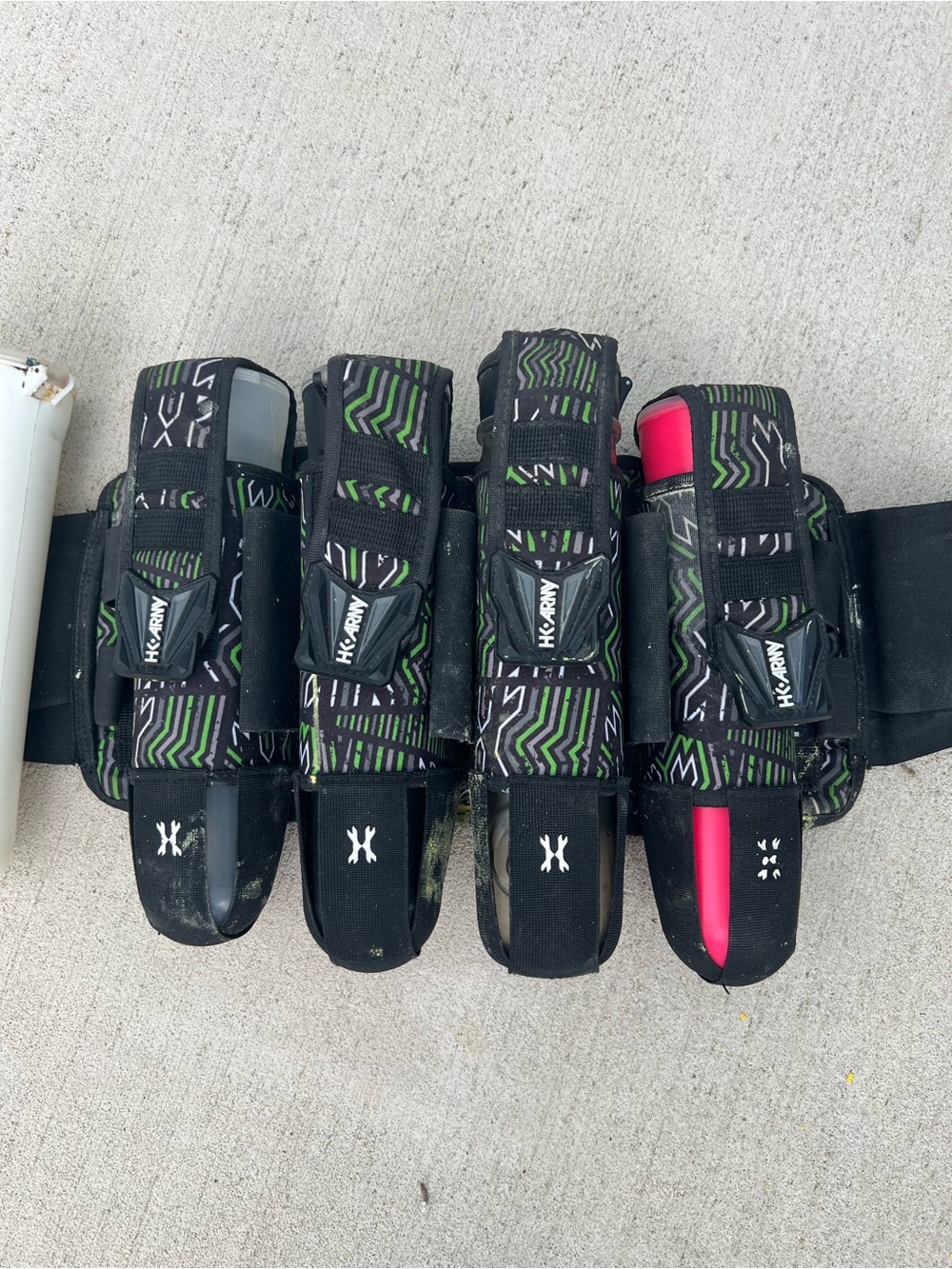HK Army Paintball Pod Pack with Green & Black Pattern